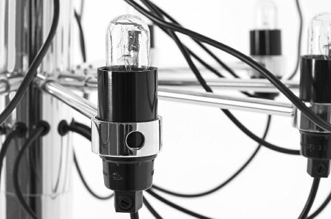 King Home Lampa wisząca GINO 100 nikiel - stal węglowa King Home Lampa wisząca GINO 100 nikiel - stal węglowa