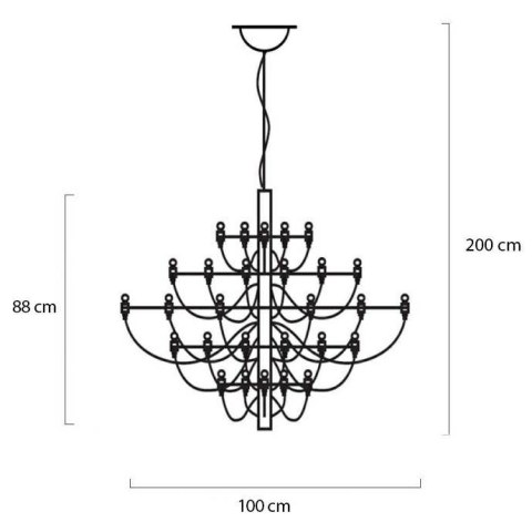 King Home Lampa wisząca GINO 100 nikiel - stal węglowa King Home Lampa wisząca GINO 100 nikiel - stal węglowa