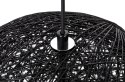 King Home Lampa wisząca LUNA 80 kula czarna - sznurek konopny E27 King Home Lampa wisząca LUNA 80 kula czarna - sznurek konopny E27