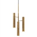 Lampa wisząca TUBI złota - aluminium Lampa wisząca TUBI złota - aluminium