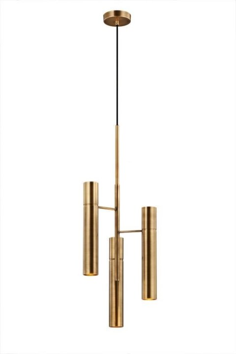 Lampa wisząca TUBI złota - aluminium Lampa wisząca TUBI złota - aluminium