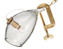 Lampa wisząca VICE mosiądz - metal, szkło Lampa wisząca VICE mosiądz - metal, szkło