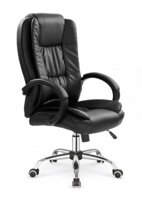 Halmar RELAX fotel gabinetowy obrotowy czarny ekoskóra TILT Halmar RELAX fotel gabinetowy obrotowy czarny ekoskóra TILT