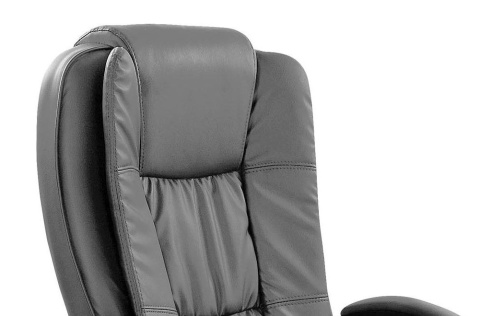 Halmar RELAX fotel gabinetowy obrotowy popielaty ekoskóra TILT Halmar RELAX fotel gabinetowy obrotowy popielaty ekoskóra TILT