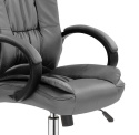 Halmar RELAX fotel gabinetowy obrotowy popielaty ekoskóra TILT Halmar RELAX fotel gabinetowy obrotowy popielaty ekoskóra TILT