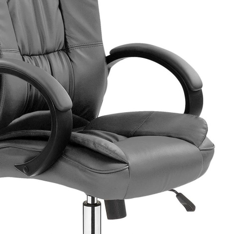 Halmar RELAX fotel gabinetowy obrotowy popielaty ekoskóra TILT Halmar RELAX fotel gabinetowy obrotowy popielaty ekoskóra TILT