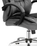 Halmar RELAX fotel gabinetowy obrotowy popielaty ekoskóra TILT Halmar RELAX fotel gabinetowy obrotowy popielaty ekoskóra TILT