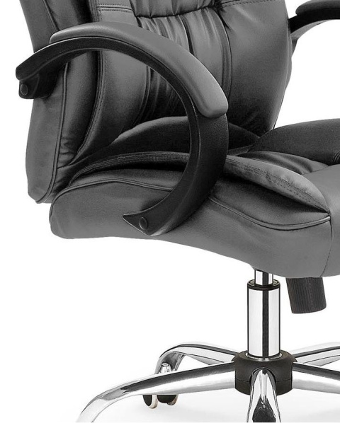 Halmar RELAX fotel gabinetowy obrotowy popielaty ekoskóra TILT Halmar RELAX fotel gabinetowy obrotowy popielaty ekoskóra TILT