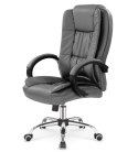 Halmar RELAX fotel gabinetowy obrotowy popielaty ekoskóra TILT Halmar RELAX fotel gabinetowy obrotowy popielaty ekoskóra TILT
