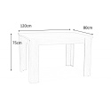 SIGNAL STÓŁ AVIS KOLOR DĄB SONOMA PŁYTA LAMINOWANA 120x80x75 SIGNAL STÓŁ AVIS KOLOR DĄB SONOMA PŁYTA LAMINOWANA 120x80x75