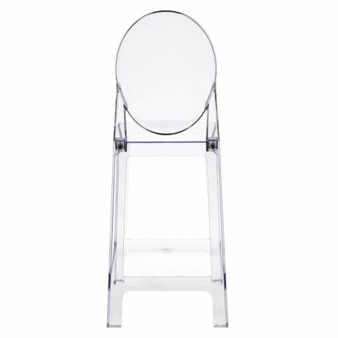 D2.DESIGN Hoker Stołek barowy Viki transparentny 66cm tworzywo stabilny lekki i wygodny D2.DESIGN Hoker Stołek barowy Viki transparentny 66cm tworzywo stabilny lekki i wygodny