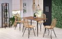 Halmar K337 krzesło rattan naturalny / stal malowana proszkowo Halmar K337 krzesło rattan naturalny / stal malowana proszkowo