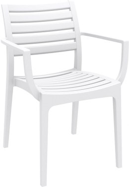 Resol Krzesło Alma z podłokietnikami biały