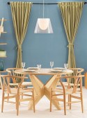 King Home Krzesło WISHBONE natural - lite drewno bukowe, naturalne włókno King Home Krzesło WISHBONE natural - lite drewno bukowe, naturalne włókno