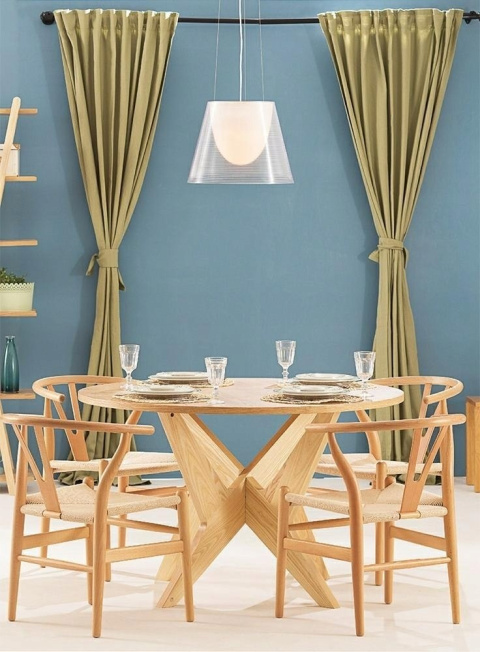 King Home Krzesło WISHBONE natural - lite drewno bukowe, naturalne włókno King Home Krzesło WISHBONE natural - lite drewno bukowe, naturalne włókno