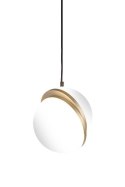 Lampa wisząca GLOBE 38 złota - LED, akryl, metal Lampa wisząca GLOBE 38 złota - LED, akryl, metal