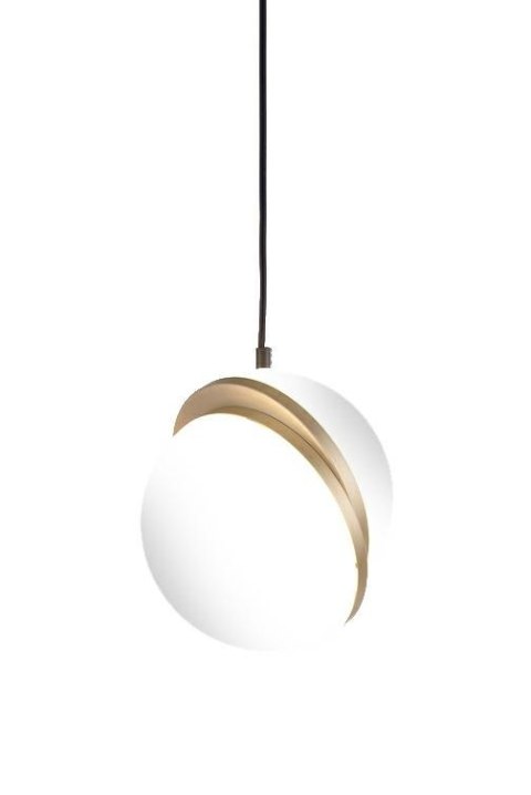 Lampa wisząca GLOBE 38 złota - LED, akryl, metal Lampa wisząca GLOBE 38 złota - LED, akryl, metal