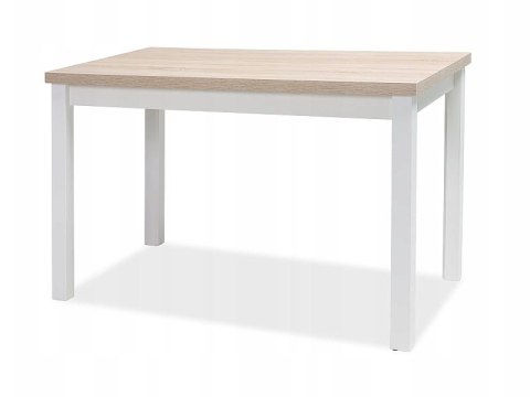 SIGNAL STÓŁ PROSTOKĄTNY ADAM BLAT PŁYTA LAMINOWANA DĄB SONOMA/ STELAŻ MDF BIAŁY MAT 100x60 SIGNAL STÓŁ PROSTOKĄTNY ADAM BLAT PŁYTA LAMINOWANA DĄB SONOMA/ STELAŻ MDF BIAŁY MAT 100x60