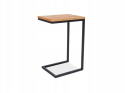 SIGNAL STOLIK PROSTOKĄTNY LARGO C MDF+ OKLEINA NATURALNA DĄB/ STELAŻ CZARNY METAL 30X40 SIGNAL STOLIK PROSTOKĄTNY LARGO C MDF+ OKLEINA NATURALNA DĄB/ STELAŻ CZARNY METAL 30X40