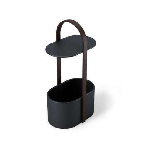 UMBRA Stolik kawowy HUB metal - drewno czarny orzech pojemnik na czasopisma organizer do przewodów uchwyt do przenoszenia UMBRA Stolik kawowy HUB metal - drewno czarny orzech pojemnik na czasopisma organizer do przewodów uchwyt do przenoszenia
