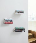 PÓŁKA METALOWA ZESTAW 3szt. NA KSIĄŻKI CONCEAL 3-PACK -silver large UMBRA KOLOR STALOWY PÓŁKA METALOWA ZESTAW 3szt. NA KSIĄŻKI CONCEAL 3-PACK -silver large UMBRA KOLOR STALOWY