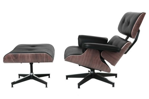 D2.DESIGN Fotel Vip czarny/walnut/standard base TP D2.DESIGN Fotel Vip czarny/walnut/standard base TP