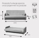 Markos Kanapa / Wersalka / Sofa ARNI Markos Kanapa / Wersalka / Sofa ARNI