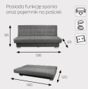 Markos Kanapa / Wersalka / Sofa COMO