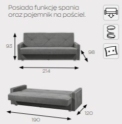 Markos Kanapa / Wersalka / Sofa KARO Markos Kanapa / Wersalka / Sofa KARO