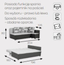 Markos Kanapa / Wersalka / Sofa PORTO DL Markos Kanapa / Wersalka / Sofa PORTO DL
