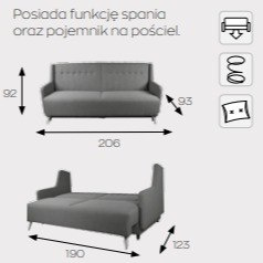 Markos Kanapa / Wersalka / Sofa TOGO Markos Kanapa / Wersalka / Sofa TOGO