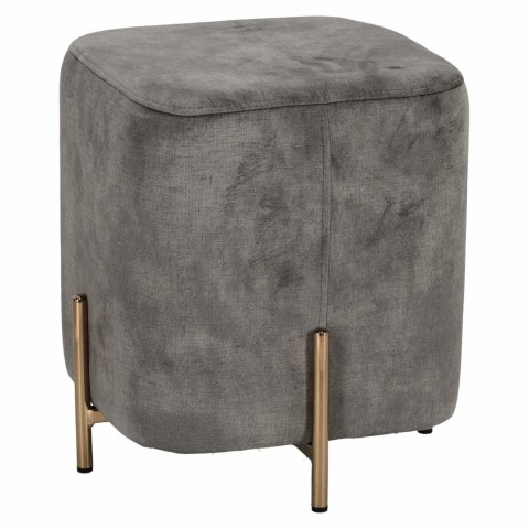 PUFA PODNÓŻEK Izbit Intesi w kształcie sześcianu Velvet JASNOSZARA VELVET podstawa metal w kolorze różowego złota PUFA PODNÓŻEK Izbit Intesi w kształcie sześcianu Velvet JASNOSZARA VELVET podstawa metal w kolorze różowego złota