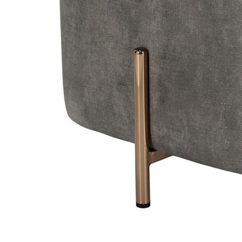 PUFA PODNÓŻEK Izbit Intesi w kształcie sześcianu Velvet JASNOSZARA VELVET podstawa metal w kolorze różowego złota PUFA PODNÓŻEK Izbit Intesi w kształcie sześcianu Velvet JASNOSZARA VELVET podstawa metal w kolorze różowego złota