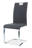 SIGNAL KRZESŁO H790 CHROM/CZARNY tkanina TAP.96 SIGNAL KRZESŁO H790 CHROM/CZARNY tkanina TAP.96