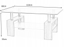 SIGNAL ŁAWA LISA II TRANSP./BETON 110X60X55 SIGNAL ŁAWA LISA II TRANSP./BETON 110X60X55