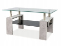 SIGNAL ŁAWA LISA II TRANSP./BETON 110X60X55 SIGNAL ŁAWA LISA II TRANSP./BETON 110X60X55