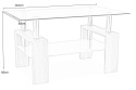SIGNAL ŁAWA LISA III SZKŁO HARTOWANE TRANSP./SZARY KAMIEŃ MDF 110X60X60 SIGNAL ŁAWA LISA III SZKŁO HARTOWANE TRANSP./SZARY KAMIEŃ MDF 110X60X60