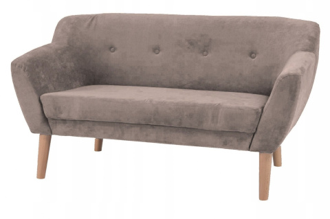SIGNAL SOFA BERGEN 2 TKANINA BEŻ / DREWNO BUK SIGNAL SOFA BERGEN 2 TKANINA BEŻ / DREWNO BUK