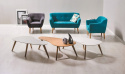 SIGNAL SOFA BERGEN 2 TKANINA CIEMNY SZARY / DREWNO BUK SIGNAL SOFA BERGEN 2 TKANINA CIEMNY SZARY / DREWNO BUK