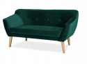 SIGNAL SOFA BERGEN 2 VELVET KOLOR ZIELONY TAPICERKA BLUVEL 78 / BUK