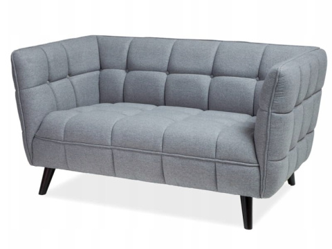 SIGNAL SOFA CASTELLO 2 JASNY SZARY LIRA 09 / WENGE SIGNAL SOFA CASTELLO 2 JASNY SZARY LIRA 09 / WENGE