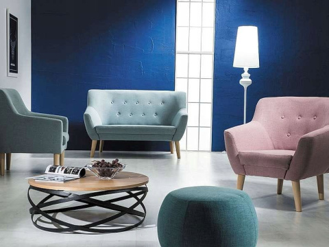 SIGNAL SOFA NORDIC 2 KOLOR RÓŻ TAPICERKA CABLO 12 / BUK SIGNAL SOFA NORDIC 2 KOLOR RÓŻ TAPICERKA CABLO 12 / BUK