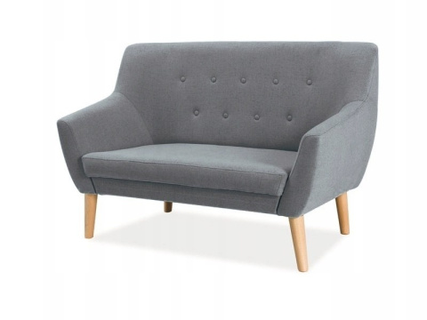 SIGNAL SOFA NORDIC 2 KOLOR SZARY TAPICERKA CABLO 14 / BUK SIGNAL SOFA NORDIC 2 KOLOR SZARY TAPICERKA CABLO 14 / BUK
