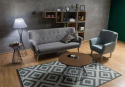 SIGNAL SOFA NORDIC 2 KOLOR SZARY TAPICERKA CABLO 14 / BUK SIGNAL SOFA NORDIC 2 KOLOR SZARY TAPICERKA CABLO 14 / BUK