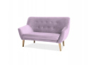 SIGNAL SOFA NORDIC 2 VELVET KOLOR RÓŻ TAPICERKA BLUVEL 91 / BUK