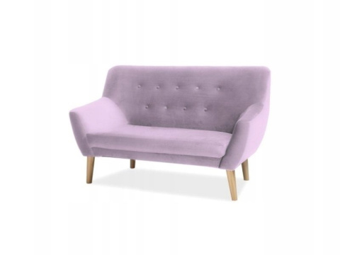 SIGNAL SOFA NORDIC 2 VELVET KOLOR RÓŻ TAPICERKA BLUVEL 91 / BUK SIGNAL SOFA NORDIC 2 VELVET KOLOR RÓŻ TAPICERKA BLUVEL 91 / BUK