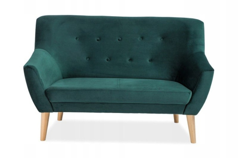 SIGNAL SOFA NORDIC 2 VELVET KOLOR ZIELONY TAPICERKA BLUVEL 78 / BUK SIGNAL SOFA NORDIC 2 VELVET KOLOR ZIELONY TAPICERKA BLUVEL 78 / BUK
