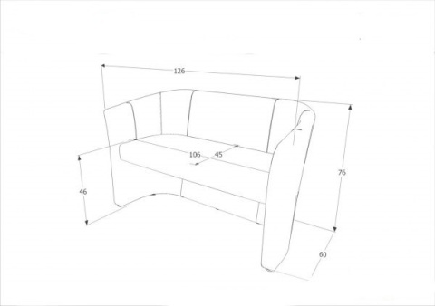SIGNAL SOFA TM-2 CIEMNY BRĄZ EKOSKÓRA / WENGE SIGNAL SOFA TM-2 CIEMNY BRĄZ EKOSKÓRA / WENGE