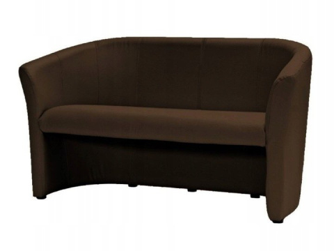 SIGNAL SOFA TM-3 CIEMNY BRĄZ EKOSKÓRA / WENGE SIGNAL SOFA TM-3 CIEMNY BRĄZ EKOSKÓRA / WENGE