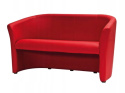 SIGNAL SOFA TM-3 CZERWONA EKOSKÓRA / WENGE SIGNAL SOFA TM-3 CZERWONA EKOSKÓRA / WENGE